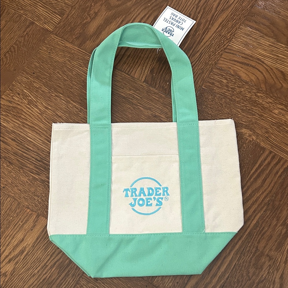Trader Joe’s mini pastel tote